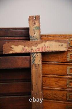Antique Tramp Art Wood Carving Crucifix Cross Folk Art Cigar Boxes Vintage