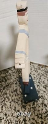 Antique/VTG Hand Carved Wooden Folk Art 12½×7 9×9 Great VTG Condition