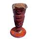 Antique Vintage Hand Carved Decorated Peg Drum African Folk Art