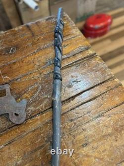 Antique Walking Stick Cane. Folk Art. Hand Carved Wood American vintage