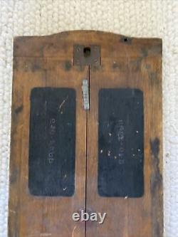 Antique Wall Hanging Carved wooden plaque Folk Art Tool Mold Face