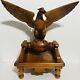 Antique Wooden Hand Carved Phoenix Bird Folk Art Figure Large 19 X 9 X 19