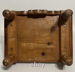 Antique Wooden Hand Carved Phoenix Bird Folk Art Figure Large 19 X 9 X 19