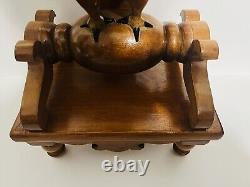 Antique Wooden Hand Carved Phoenix Bird Folk Art Figure Large 19 X 9 X 19