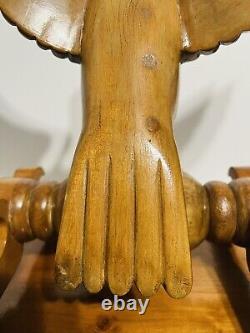 Antique Wooden Hand Carved Phoenix Bird Folk Art Figure Large 19 X 9 X 19