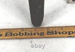 Antique cane walking stick carved wood folk art 38 in. Long original 19thc