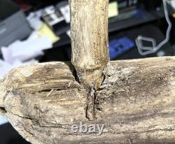 Antique hand carved wooden duck decoy, folk art, Americana, primitive, duck hunt