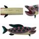 Artist Jim Lewis Hand-carved Folk Art Painted Wooden Fish Decoy 1993 18