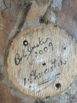 Artist Signed American Folk Art Sculpture Found Object Duck Head Outsider Art