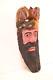 Atq Mexican Guerrero Folk Art Carved Wood Bearded Man Vtg Woman Dance Mask 17