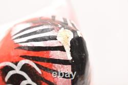 Atq Mexican Guerrero Folk Art Carved Wood Spider Face Vtg Man Dance Mask 10.5