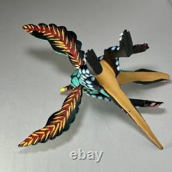 Authentic Manuel Jimenez Oaxacan Wood Carving Mythical Dragon Early 1980's