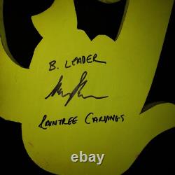 BARRY LEADER Whimsical SIGNED Folk Art OOAK Wall Sculpture Oh No