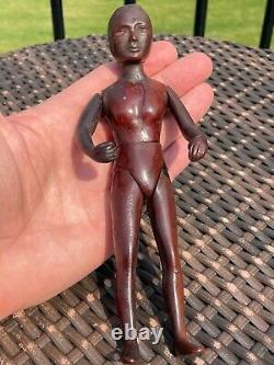 BEST Antique Folk Art Wood, Artists Model Manikin, Hand Carved