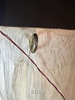 BORUCA MASK Hand Carved Wood Signed Birds And Frogs Read Discription Damage