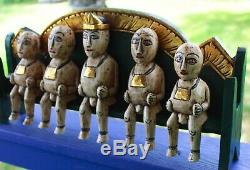 Balinese Agung Family Bali Folk Art Figures statue handmade wood carving