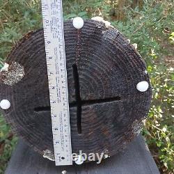Bear In A Wash Tub Chansaw Carving Fat Bear Cub Funny Cartoon Folk Art Pine