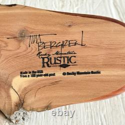 Beautifully Hand Carved Fence Post Duck by Tim Bergren at Rocky Mountain Rustic