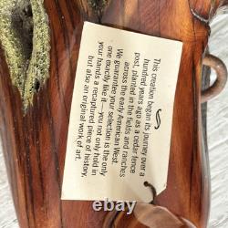 Beautifully Hand Carved Fence Post Duck by Tim Bergren at Rocky Mountain Rustic