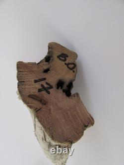 Ben Ortega New Mexico Folk Art Wood Carving Bird Sculpture