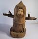 Ben Ortega St Francis Carved Wood Folk Art Figurine New Mexico 10 Inch Lot A