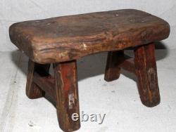 Big Antique Folk Art Handcrafted Clam Basket Wood Metal Carved Handle Cape Cod