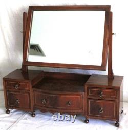 Big Antique Folk Art Handcrafted Clam Basket Wood Metal Carved Handle Cape Cod