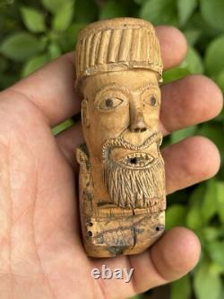 Cane Handle & Folk Art & Carved Wood