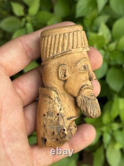 Cane Handle & Folk Art & Carved Wood