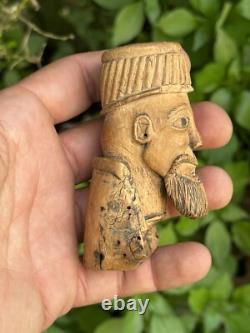 Cane Handle & Folk Art & Carved Wood