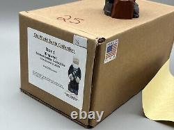 Carved Folk Art BOND CLAUS Santa England Black Bowtie 2008 Old World Vtg HTF