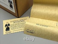 Carved Folk Art BOND CLAUS Santa England Black Bowtie 2008 Old World Vtg HTF