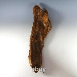 Carved Tree Wood Spirit Old Man Face Primitive Folk Art Sculpture