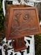 Carved Vintage Wood Honudras Art Sculpture Folk Art Carving Lamp Latin America