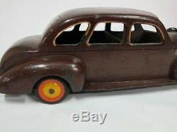 Carved Wooden Car Depression Era Folk Art C1930/40's