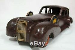 Carved Wooden Car Depression Era Folk Art C1930/40's