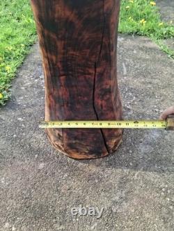 Chainsaw Carved Cardinal Statue Sculpture Red Bird Art Rustic Handmade Wood