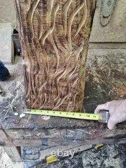 Chainsaw Carved Cardinal Wood Carving Sculpture Statue Art Home Decor