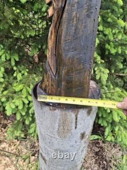 Chainsaw Carved Witch Wood Carving Creepy Goth Halloween Horror Folk Art