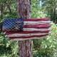 Chainsaw Carving American Flag Wood Flag Patriotic Rustic. 223 2nd Amendment