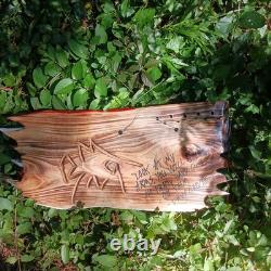 Chainsaw Carving American Flag Wood Flag Patriotic Rustic. 223 2nd Amendment