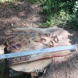 Chainsaw Carving American Flag Wood Flag Patriotic Rustic. 223 2nd Amendment