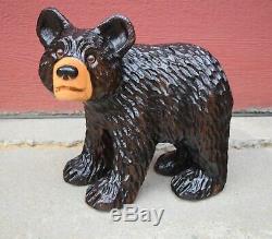 Chainsaw Carving Bear Wood Sculpture Folk Art