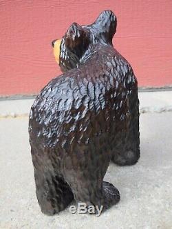 Chainsaw Carving Bear Wood Sculpture Folk Art