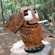 Chainsaw Carving Gossamer Monster We Are Not Your Kind Sign Smoking 19 Tall