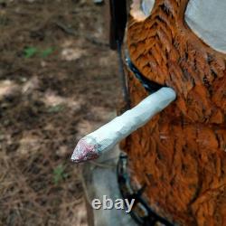 Chainsaw Carving Gossamer Monster We Are Not Your Kind Sign Smoking 19 Tall