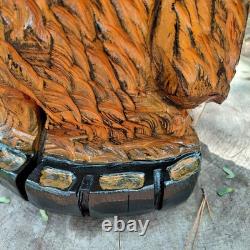 Chainsaw Carving Gossamer Monster We Are Not Your Kind Sign Smoking 19 Tall