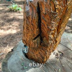 Chainsaw Carving Gossamer Monster We Are Not Your Kind Sign Smoking 19 Tall