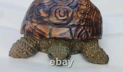 Chainsaw Carving Turtle Tortoise Wood Carving Wood Sculptures Garden Art