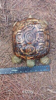 Chainsaw Carving Turtle Tortoise Wood Carving Wood Sculptures Garden Art